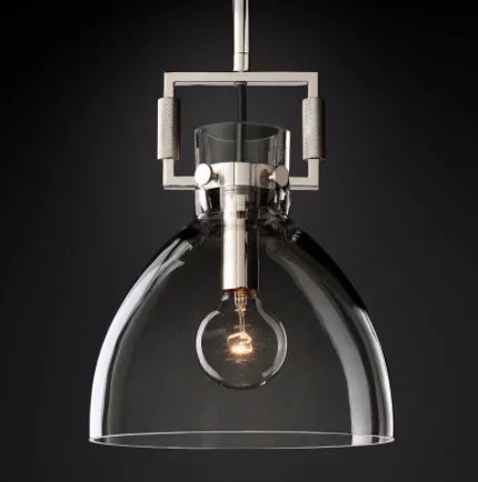 suspension en verre rétro américain style luxe décoratif