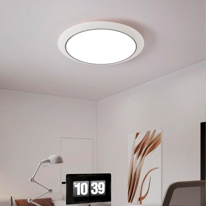 lustre led ultra-mince trois-preuve circulaire moderne minimaliste