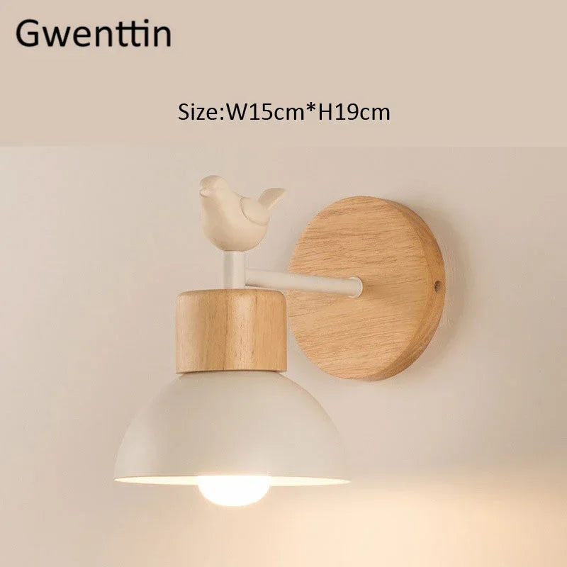 applique murale en bois design oiseau moderne pour décoration intérieure