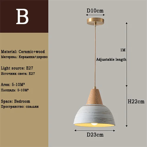 lustre moderne en céramique suspension pour décoration