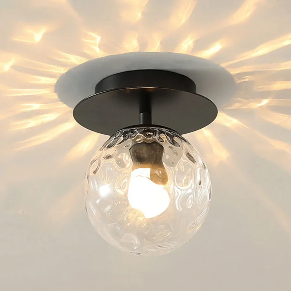 plafonnier moderne en verre design pour un éclairage élégant