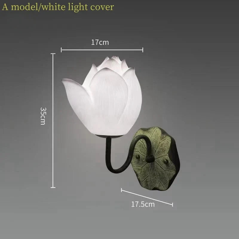 Applique murale Led en forme de Lotus