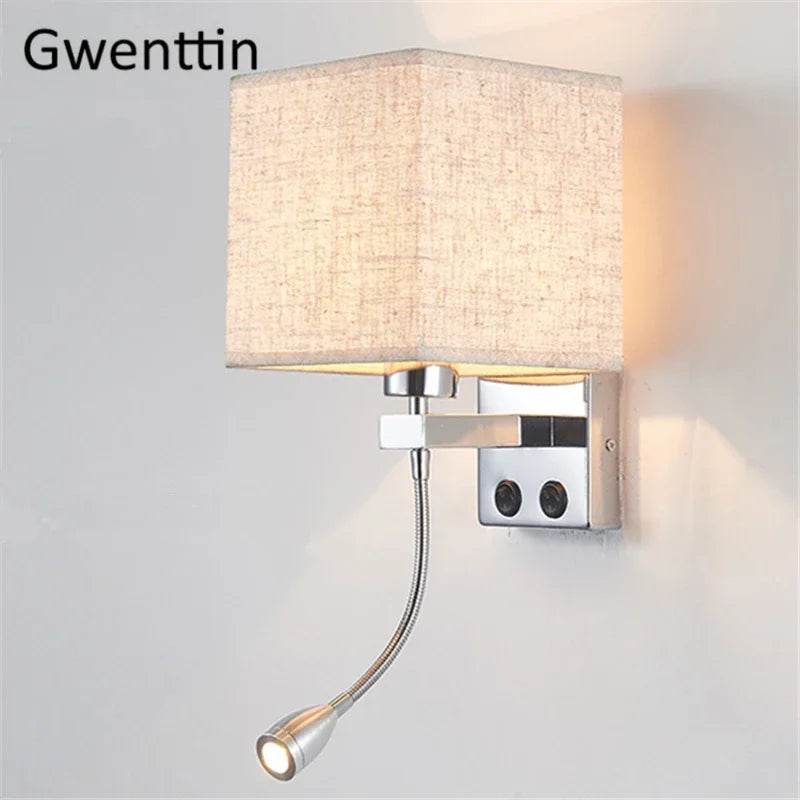 applique murale à led moderne pour décoration intérieure et lecture