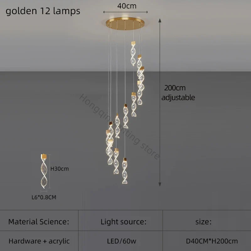 lustre décoratif pour un éclairage élégant et moderne