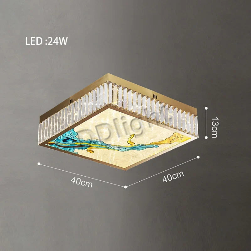 luminaire art déco led dimmable doré