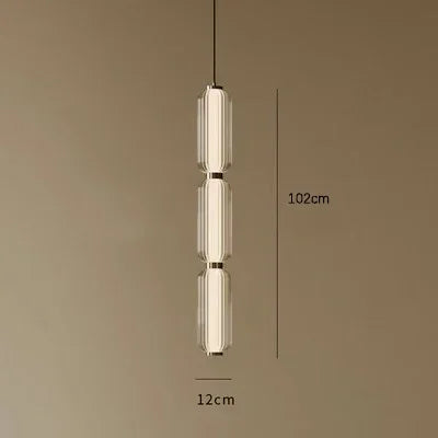 lustre américain de luxe en led pour restaurant moderne