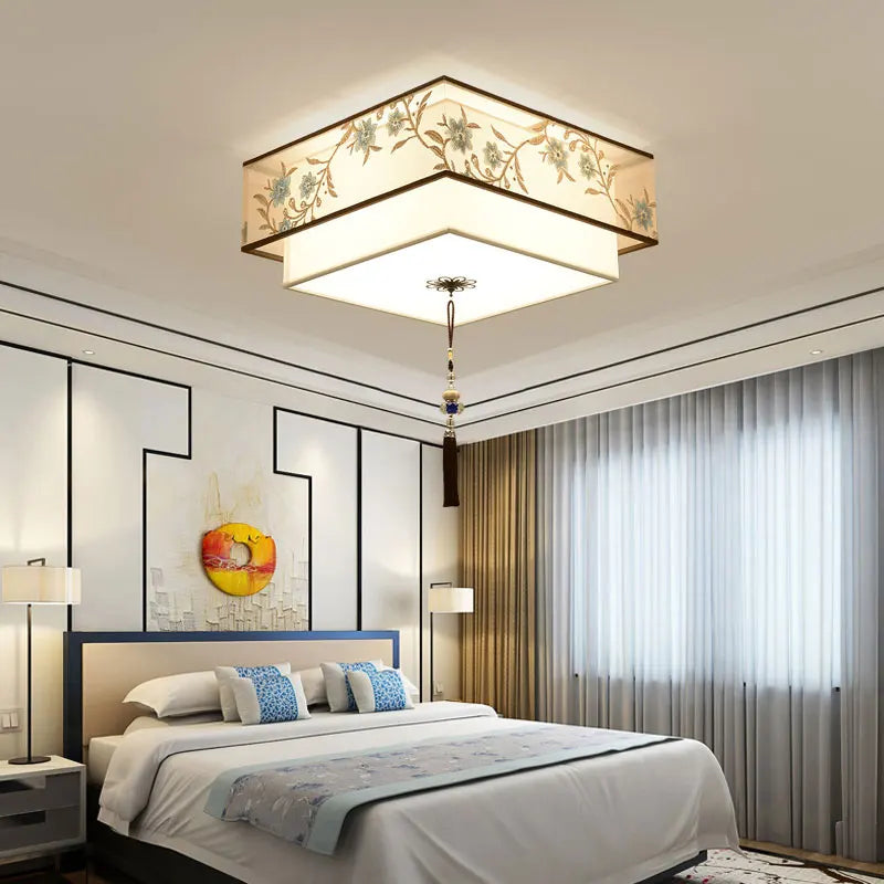 lustre chinois rétro pour un éclairage élégant et chaleureux