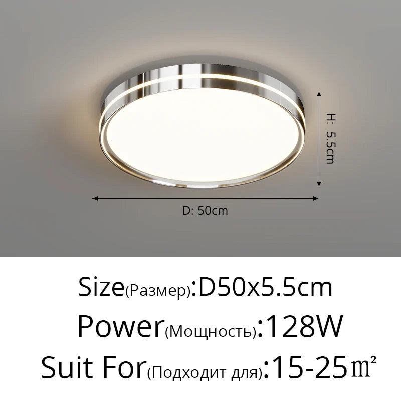 plafonnier led en fer forgé pour éclairage décoratif intérieur