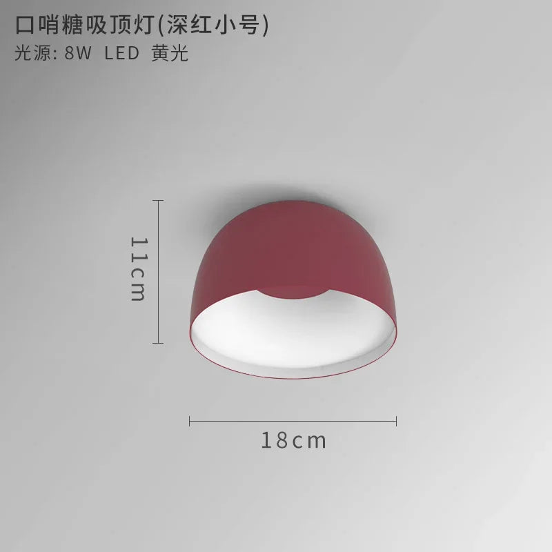 plafonnier nordique led pour éclairage intérieur moderne