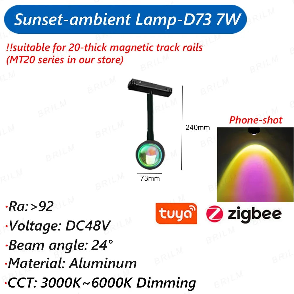 suspension zigbee3.0 intelligente avec lumière led moderne et connectivité