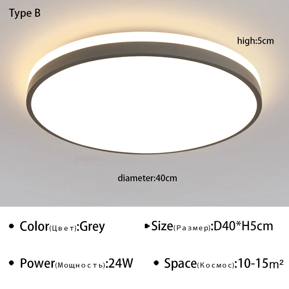 plafonnier led moderne pour une décoration élégante et lumineuse