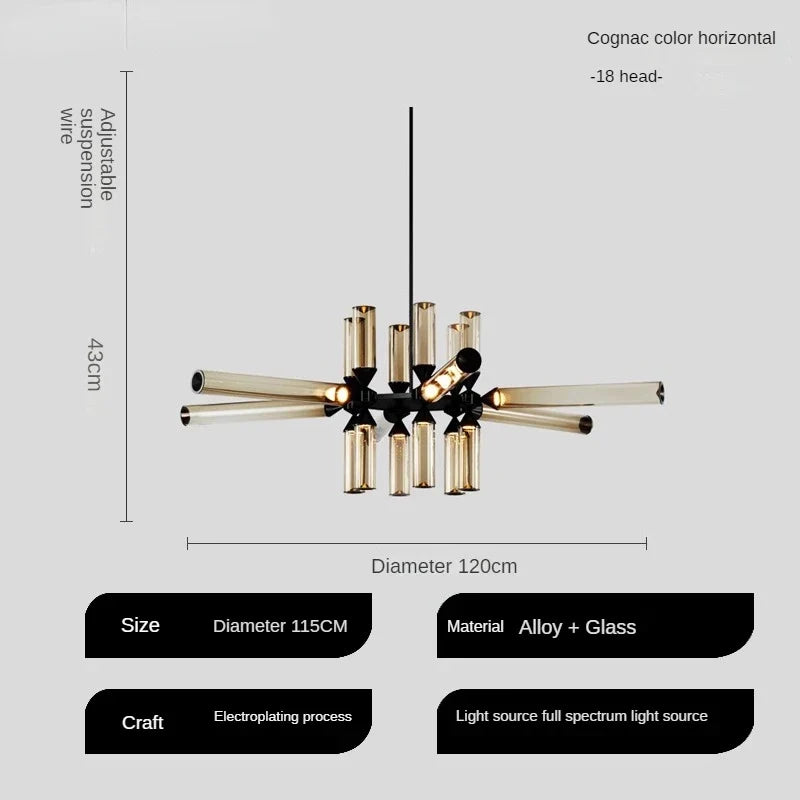 lampe à poser créative en verre design italien pour tous les espaces