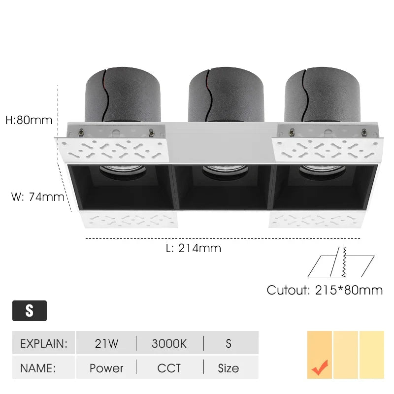 spot encastré design moderne pour éclairage intérieur élégant