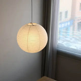 SANDYHA Chinois Lanterne Papier Boule Ronde Suspension Restaurant Salon de Thé Chambre Décor À La Maison Salon Salle À Manger Éclairage Lustres