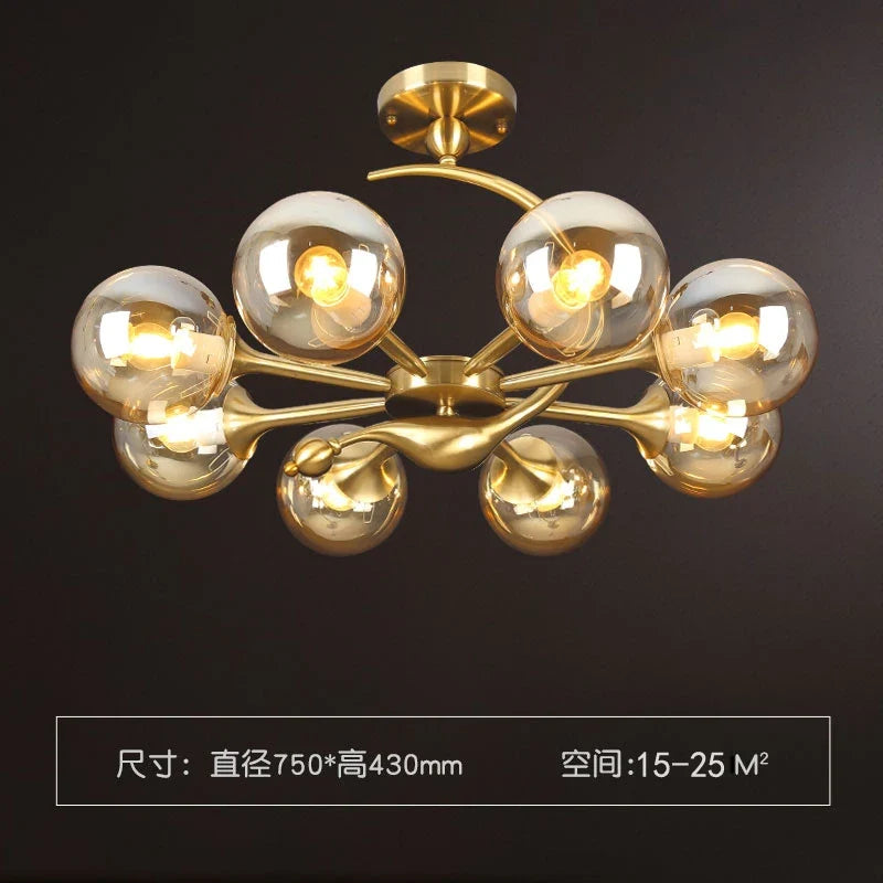 lustre nordique post-moderne simple style américain moderne