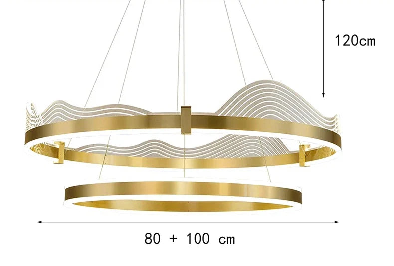 suspension moderne pour éclairage intérieur design élégant