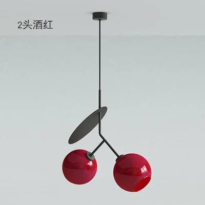 suspension moderne en verre pour décoration intérieure créative