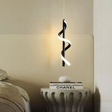 suspension led modernes avec long câble spirale