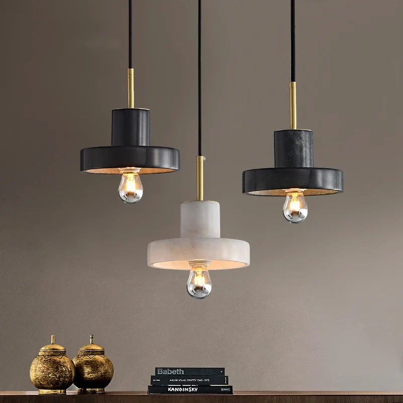suspension en marbre pour décoration intérieure moderne et élégante