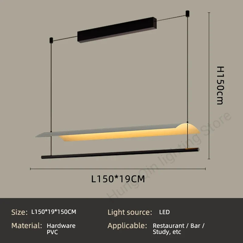 lustre suspendu minimaliste et élégant pour intérieur moderne