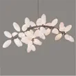 Modern Luxury  White Glass Grape Shaped Duplex Villa Chandelier, Living Room, Dining Room, Hotel Circular Decorative Chandelier