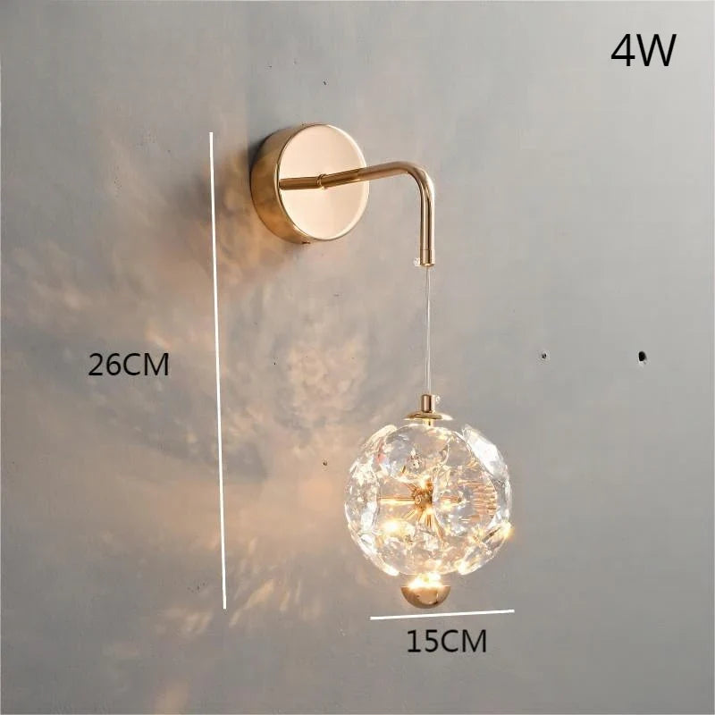 suspension moderne de luxe avec design en diamant lumineux