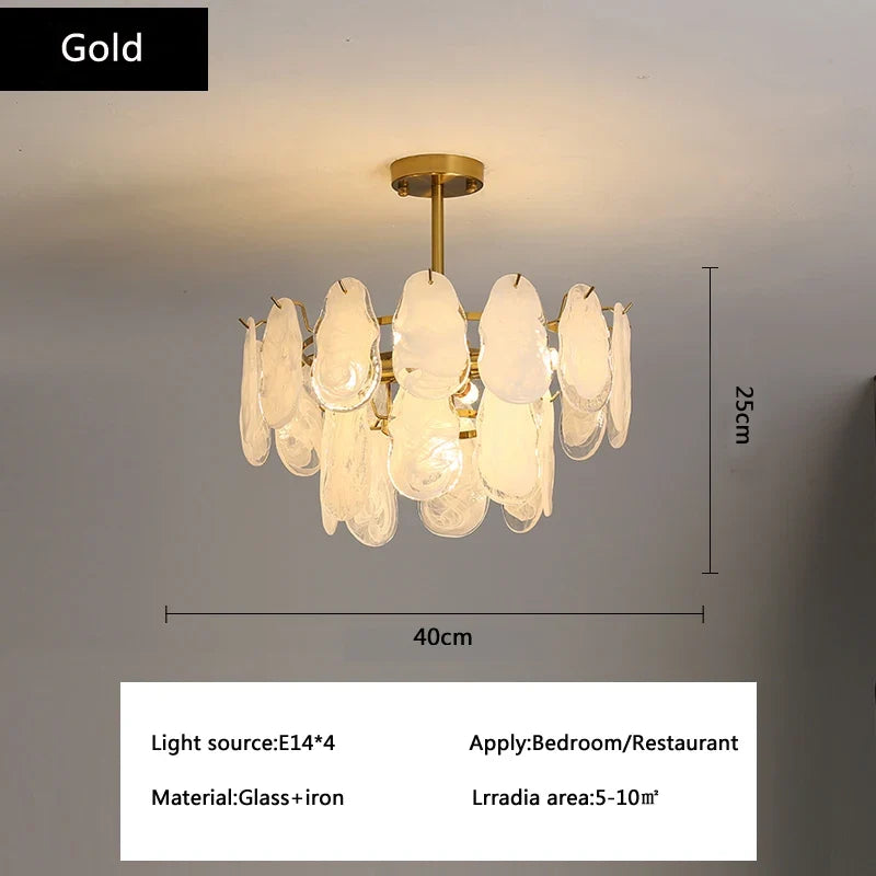suspension rétro en verre moderne pour décoration intérieure 2024