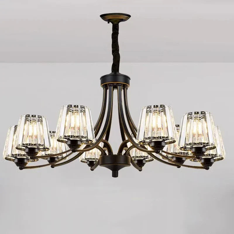 Lustre led design moderne luminaire décoratif d'intérieur