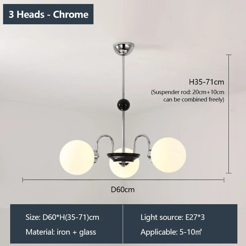 lustre rétro romantique avec protection des yeux et lumière douce