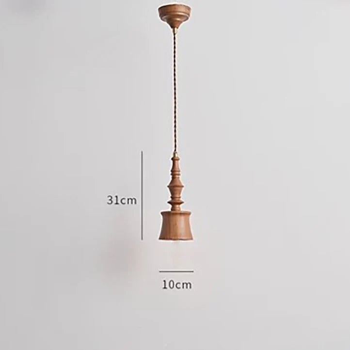 suspension en bois vintage pour bar restaurant nordique