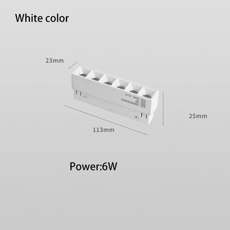 rails d'éclairage magnétiques led à intensité variable spot zigbee cob