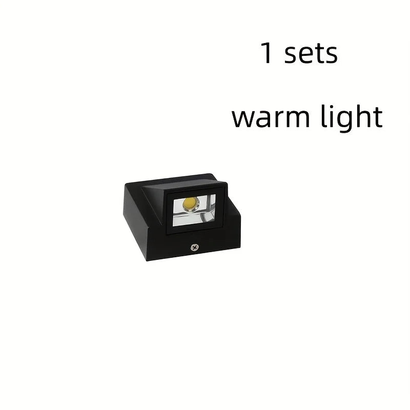 LED Aluminum Waterproof Wall Lamp, Modern Outdoor Wall Washer, 5W Wall Mount Outdoor Security Lighting Fixture