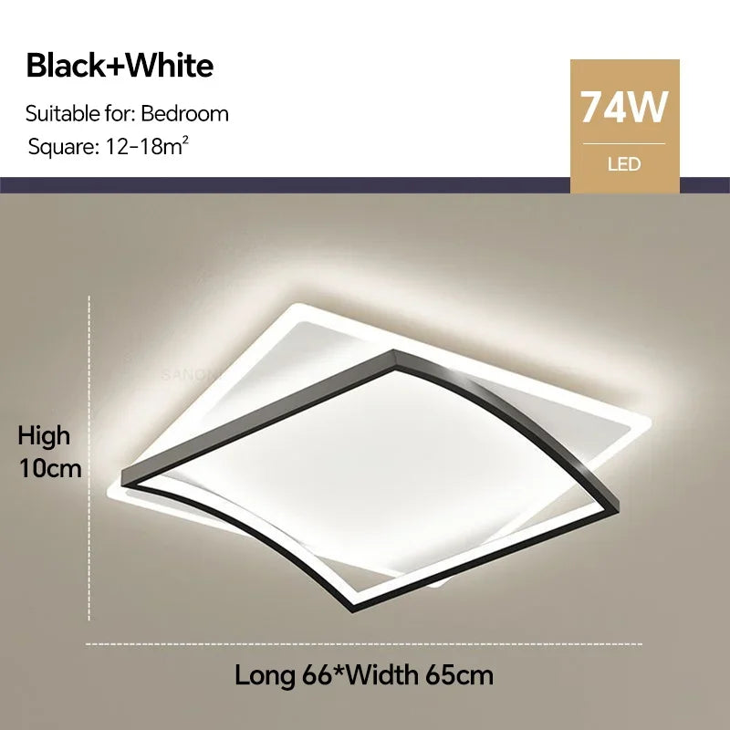 lustre moderne à leds pour intérieur de maison