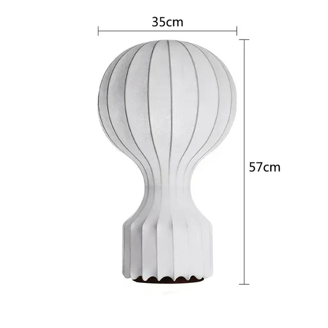 Italy Design Silk LED Table Lamp Floor Light Study Bedroom Bedside Living Room