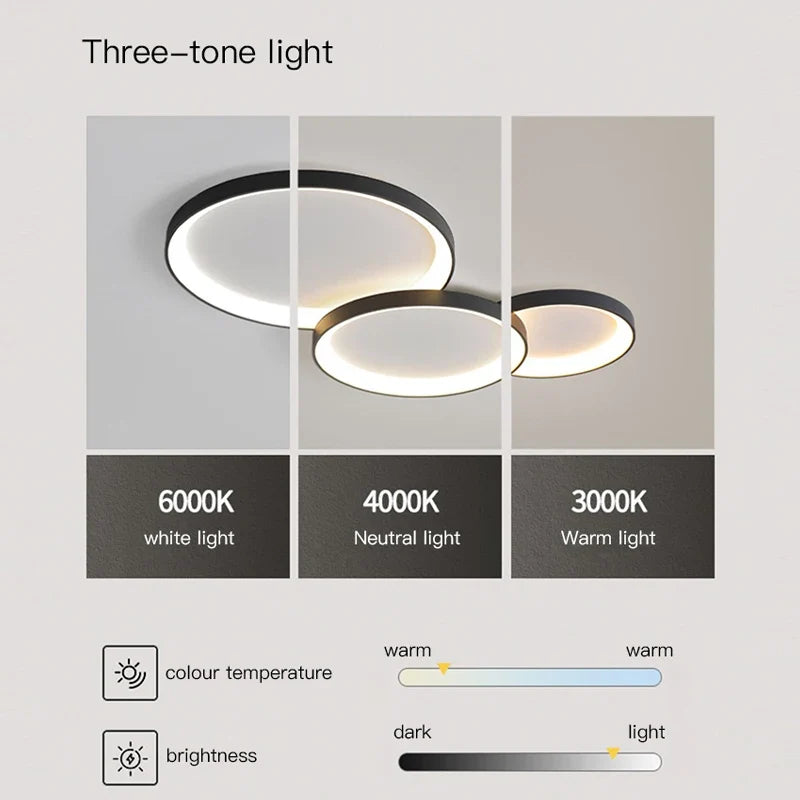 lustre led minimaliste moderne pour intérieur tendance 2023