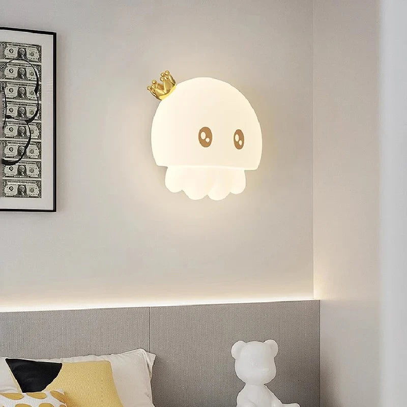 lampe de chevet poulpe mignon pour chambre enfant décoration créative