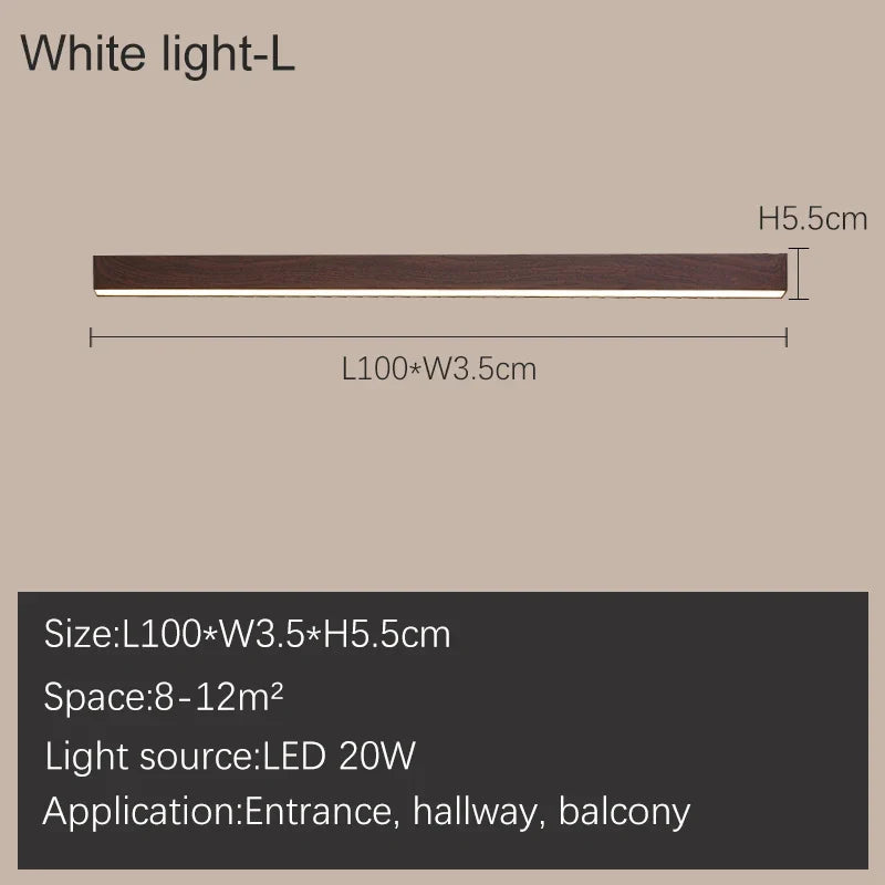 Plafonnier barre LED design