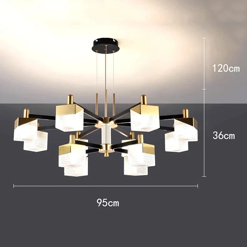lustres modernes led suspendus pour éclairage intérieur