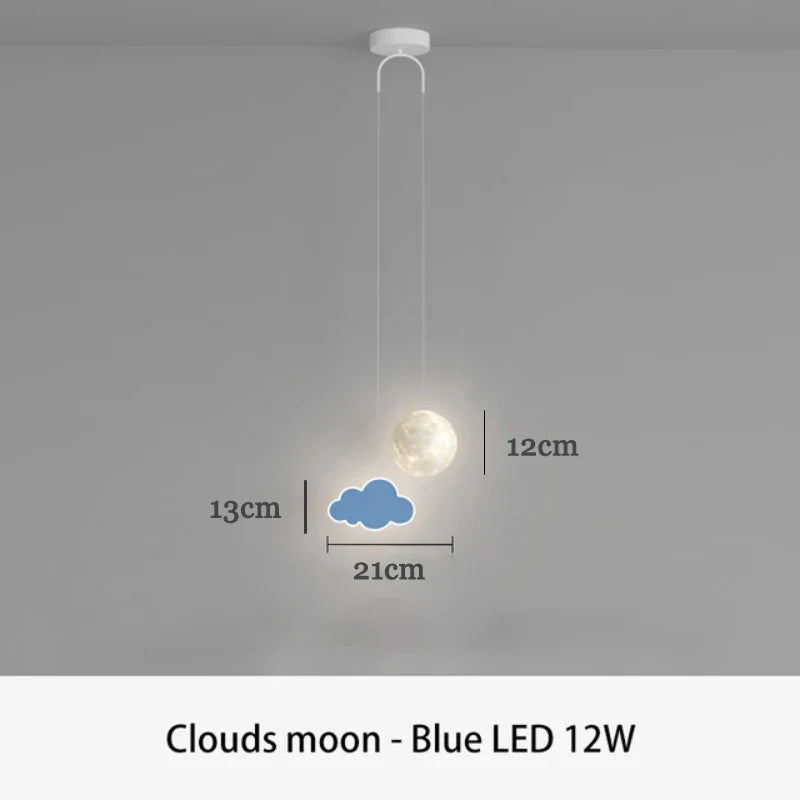 suspension led design dessin animé pour chambre d'enfant