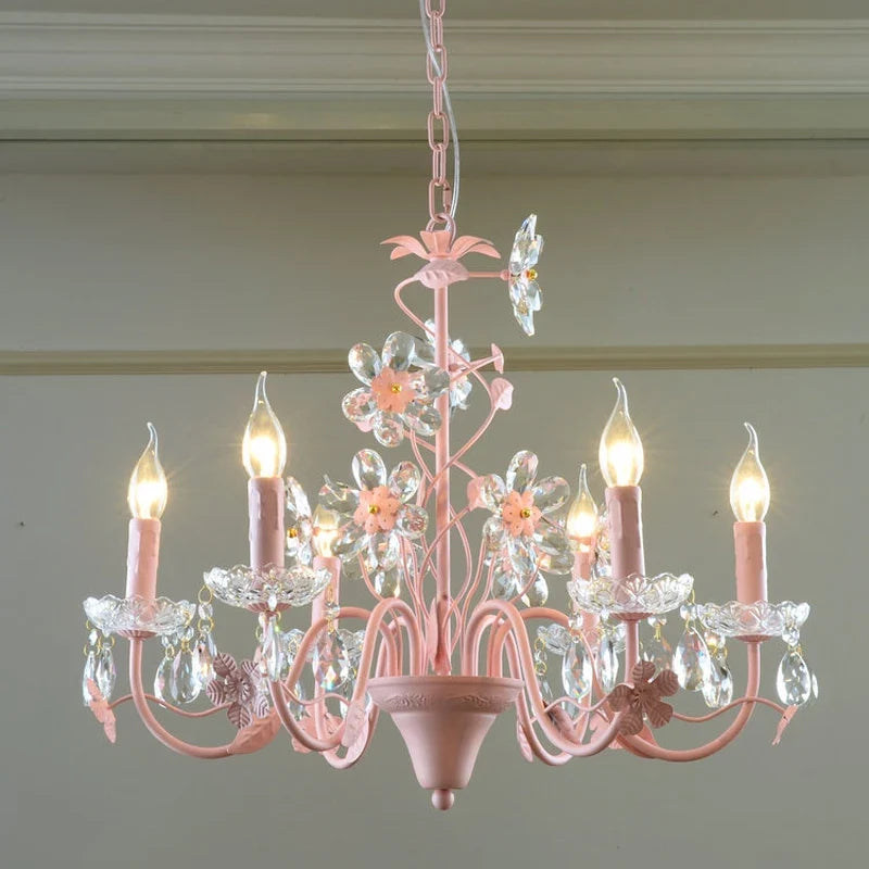 lustre en cristal suspendu pour éclairage intérieur élégant