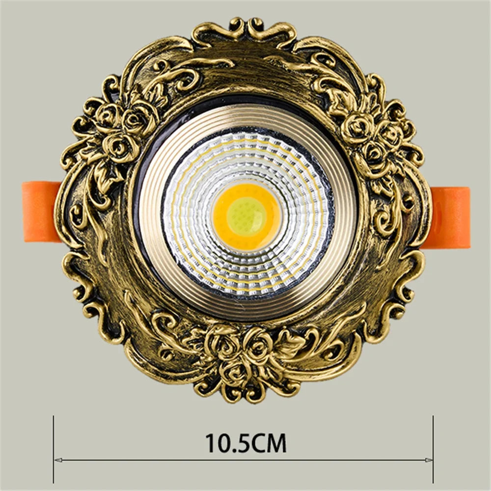 spot led encastrable rétro pour décoration style campagnard