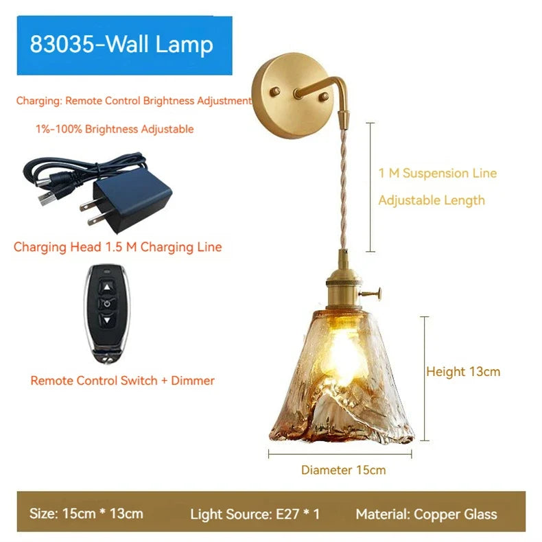 suspension moderne en verre avec led pour décoration intérieure