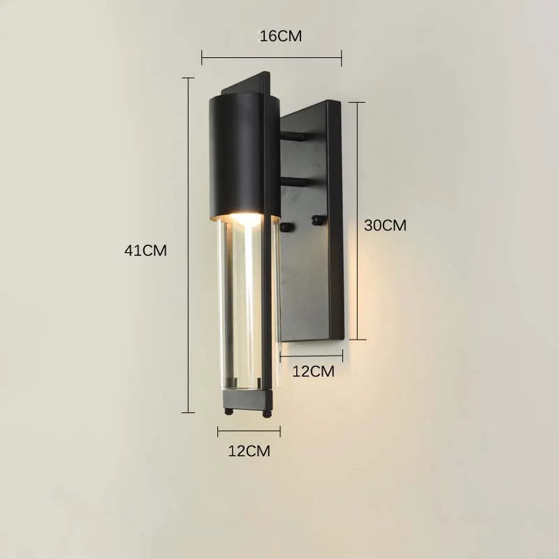 Éclairage mural LED extérieur étanche rétro Vintage Bronze E27 ampoule pour jardin porche applique réverbère 96V220V applique Luminaire