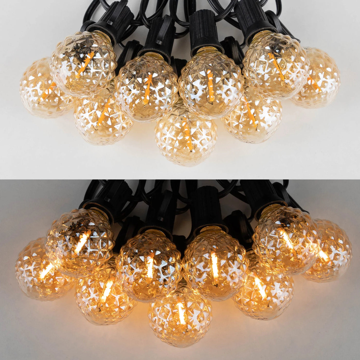 guirlande lumineuse d'extérieur connectable décorative pour jardin noël