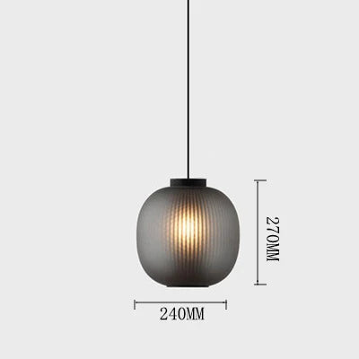 suspension en verre dépoli modernes nordiques led
