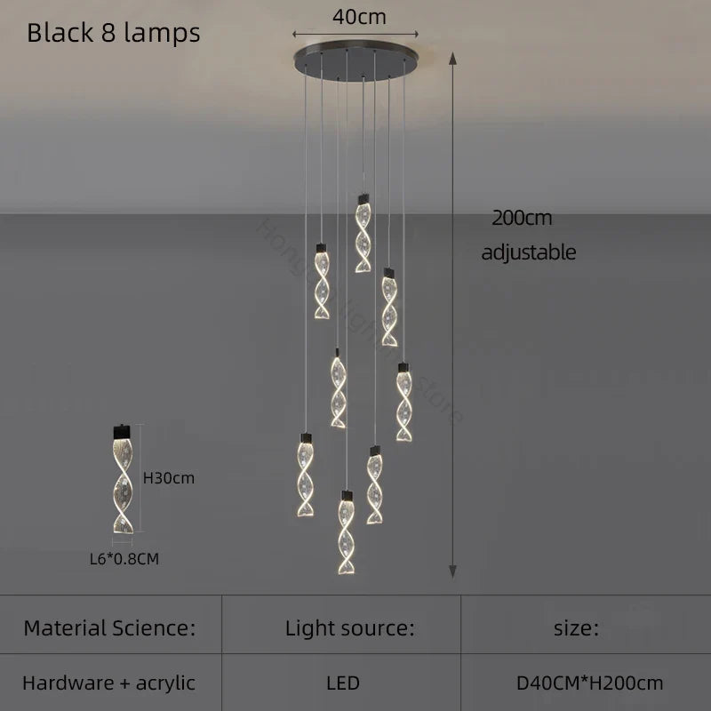 lustre décoratif pour un éclairage élégant et moderne