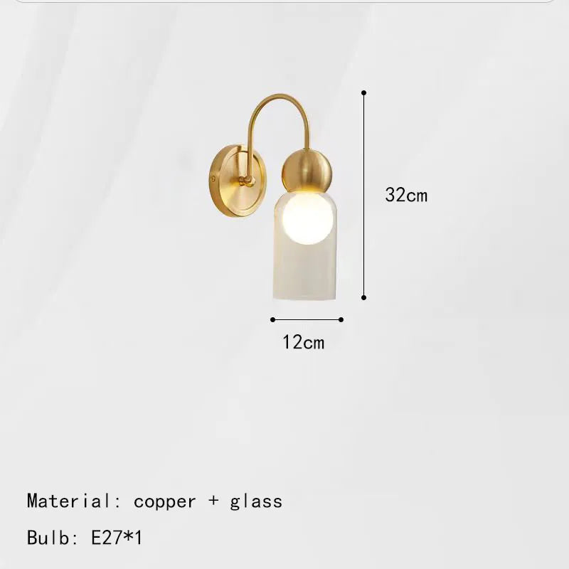 applique murale moderne en verre design