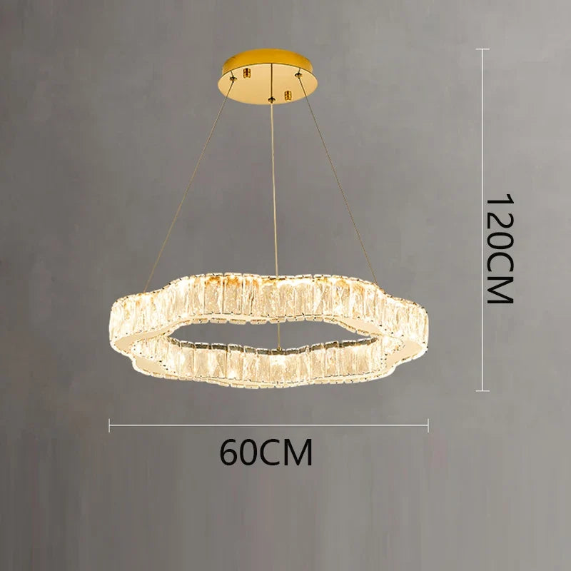 home decorationPendant lights, luxury crystal living room chandelier, bedroom Pendant lamp, ceiling light, indoor lighting