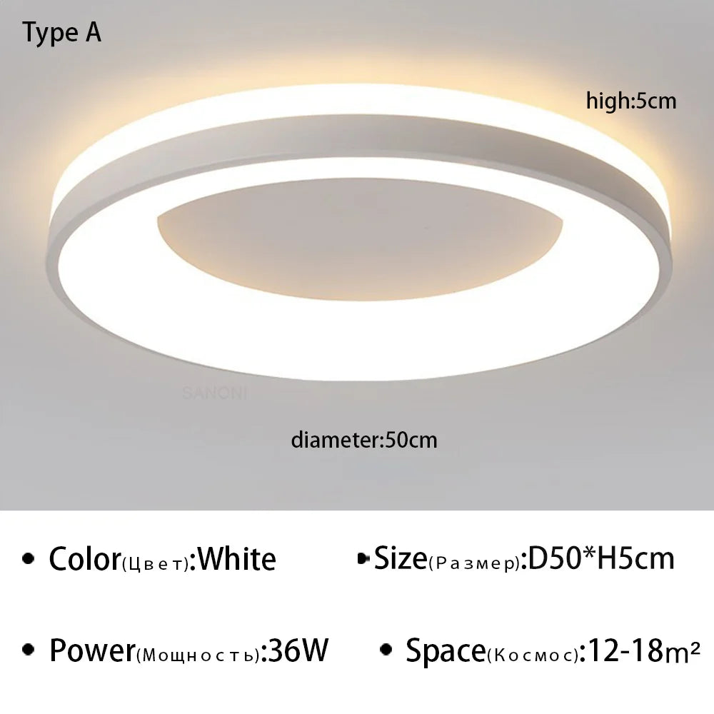 plafonnier led moderne pour une décoration élégante et lumineuse