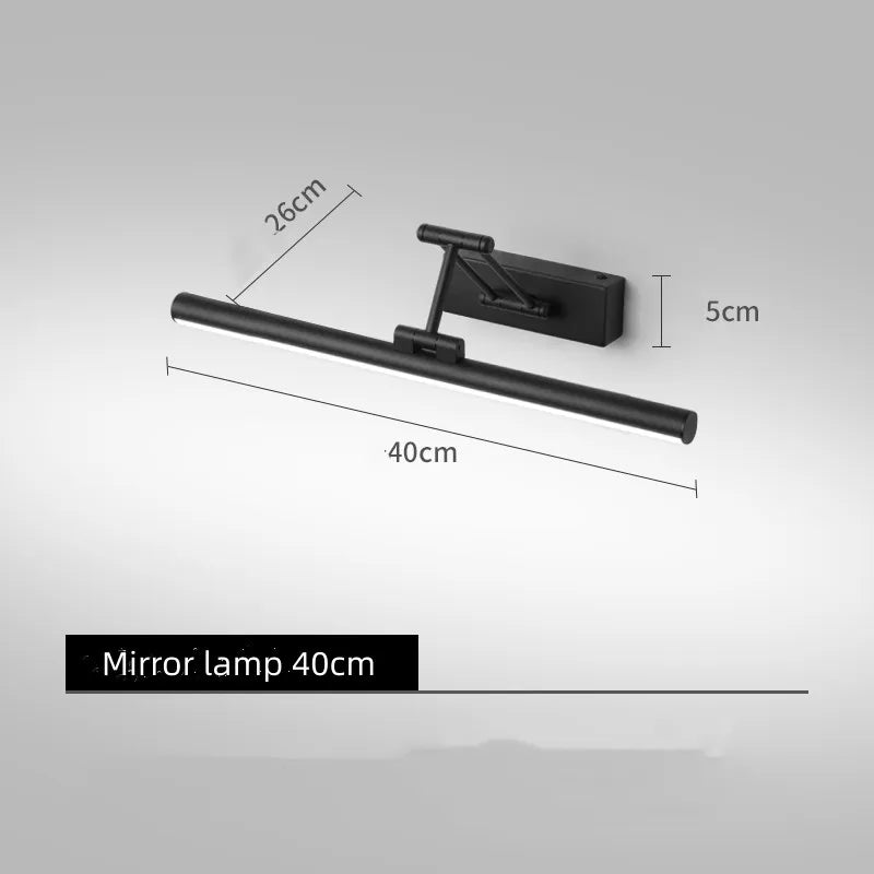 lampe led étanche pour miroir armoire pliable télescopique